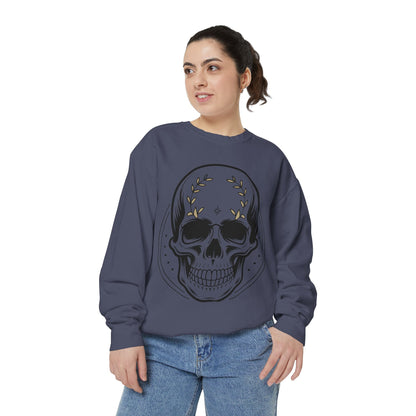 Skull Crest Sweatshirt — All Mighty Family Graphic Crewneck