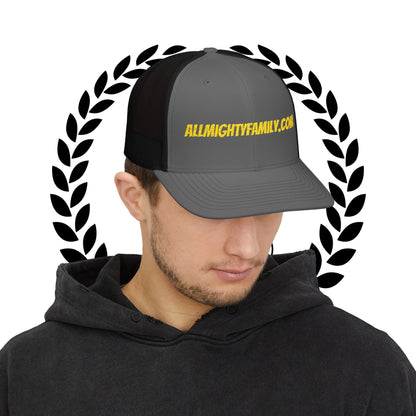 ALLMIGHTYFAMILY.COM Trucker Cap — Skate Crew Snapback