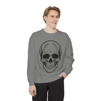 Skull Crest Sweatshirt — All Mighty Family Graphic Crewneck