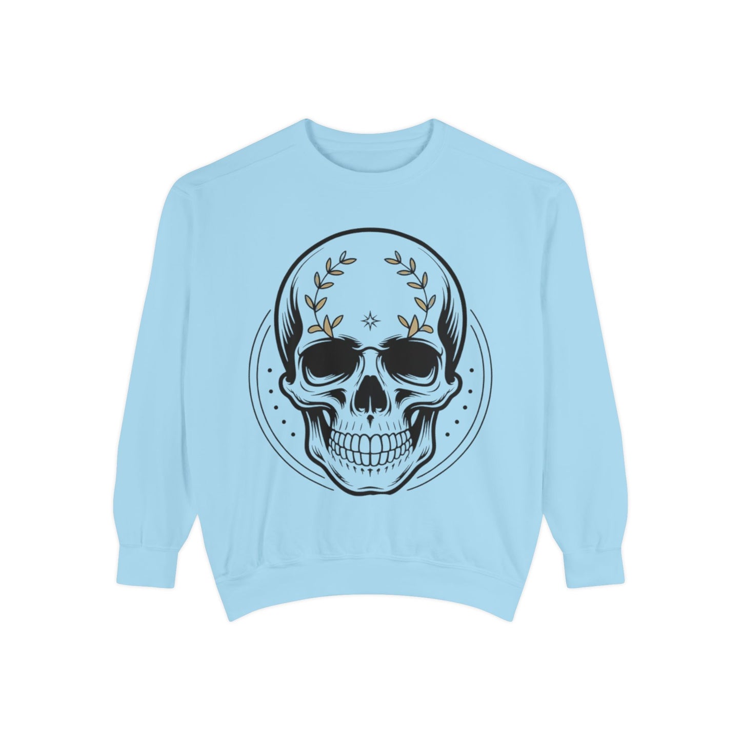 Skull Crest Sweatshirt — All Mighty Family Graphic Crewneck