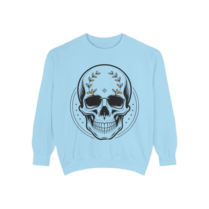 Skull Crest Sweatshirt — All Mighty Family Graphic Crewneck