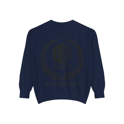 Skull Crest Sweatshirt — All Mighty Family Graphic Crewneck