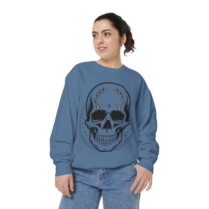 Skull Crest Sweatshirt — All Mighty Family Graphic Crewneck
