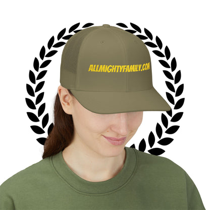 ALLMIGHTYFAMILY.COM Trucker Cap — Skate Crew Snapback