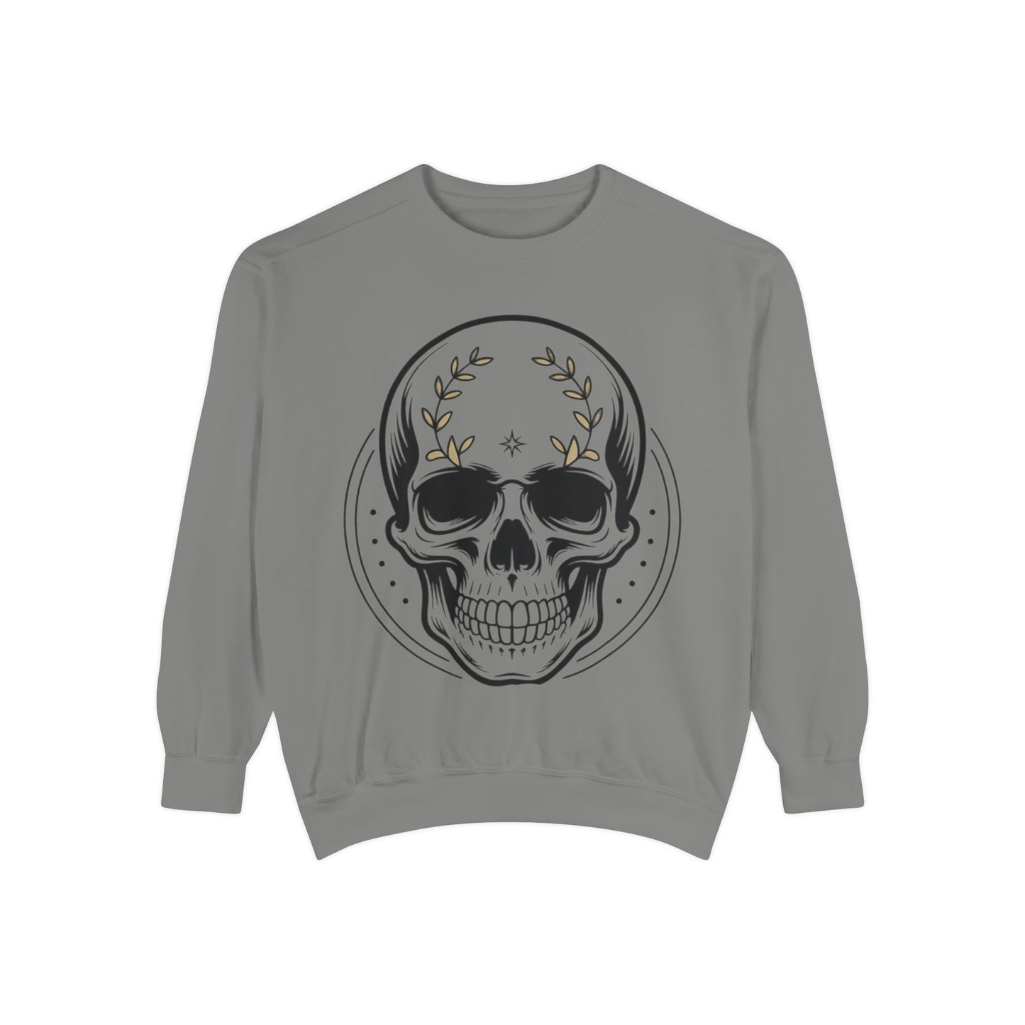 Skull Crest Sweatshirt — All Mighty Family Graphic Crewneck