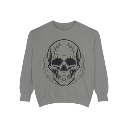 Skull Crest Sweatshirt — All Mighty Family Graphic Crewneck