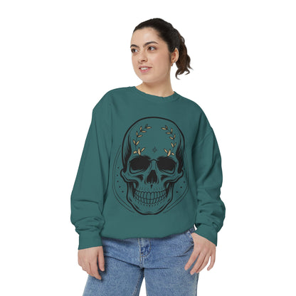 Skull Crest Sweatshirt — All Mighty Family Graphic Crewneck