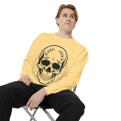 Skull Crest Sweatshirt — All Mighty Family Graphic Crewneck