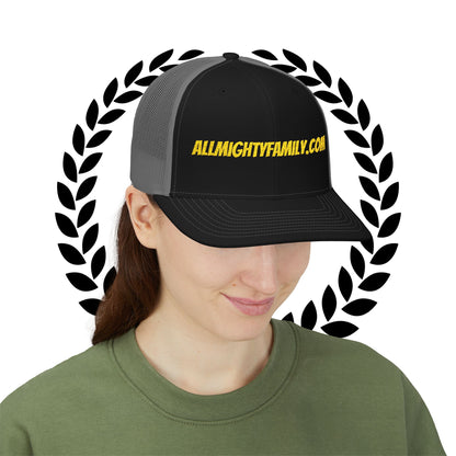 ALLMIGHTYFAMILY.COM Trucker Cap — Skate Crew Snapback