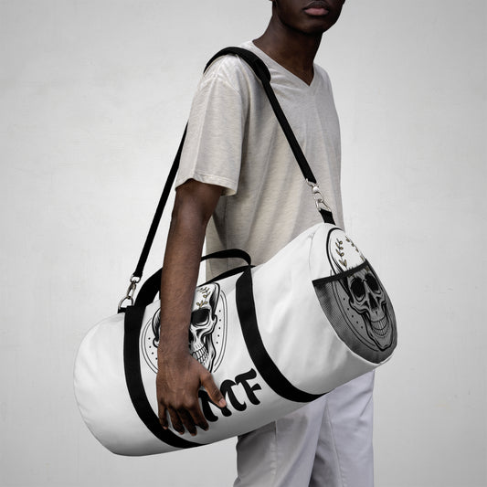 Skull AMF Graphic Duffel Bag – Gothic Travel & Gym Bag
