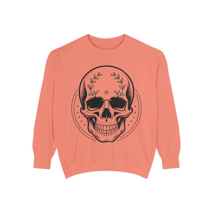Skull Crest Sweatshirt — All Mighty Family Graphic Crewneck