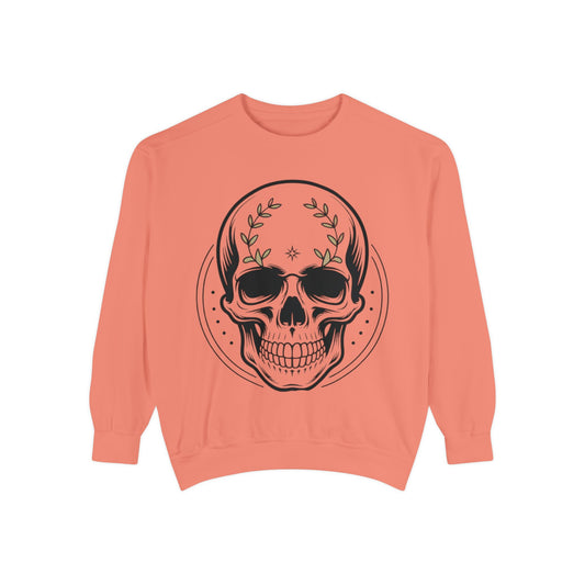 Skull Crest Sweatshirt — All Mighty Family Graphic Crewneck