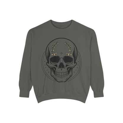 Skull Crest Sweatshirt — All Mighty Family Graphic Crewneck