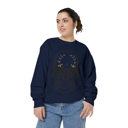 Skull Crest Sweatshirt — All Mighty Family Graphic Crewneck